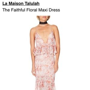 NWT La Maison Talulah The Faithfull Maxi Dress SIZE L